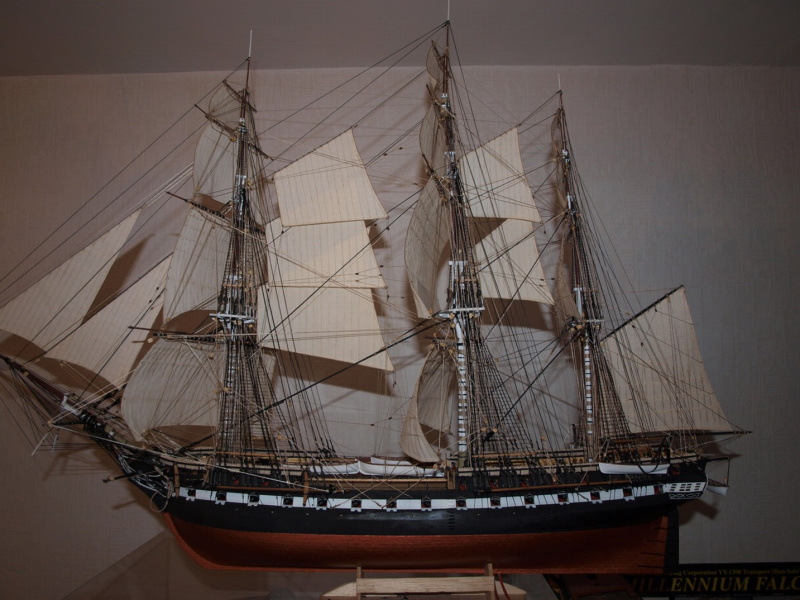 HisModel – Drapeaux Et échelles 1/96 Pour USS Constitution, Qualité Premium